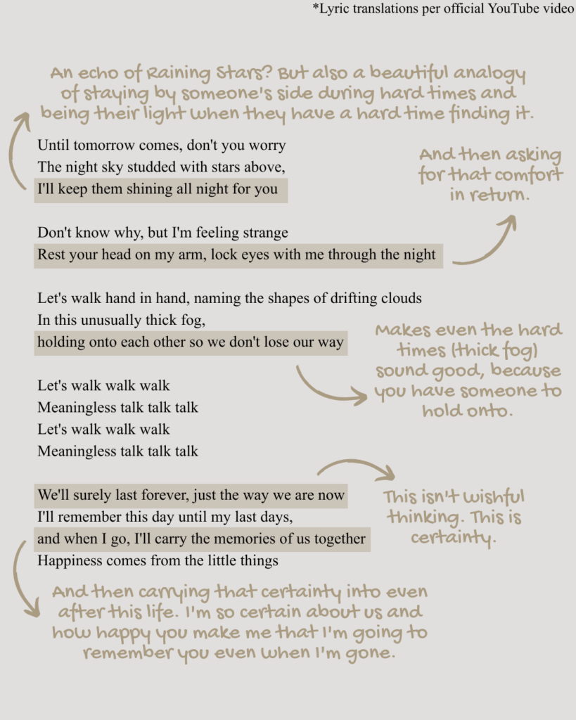 English translation of lyrics of "The Little Things" by Stray Kids I.N.