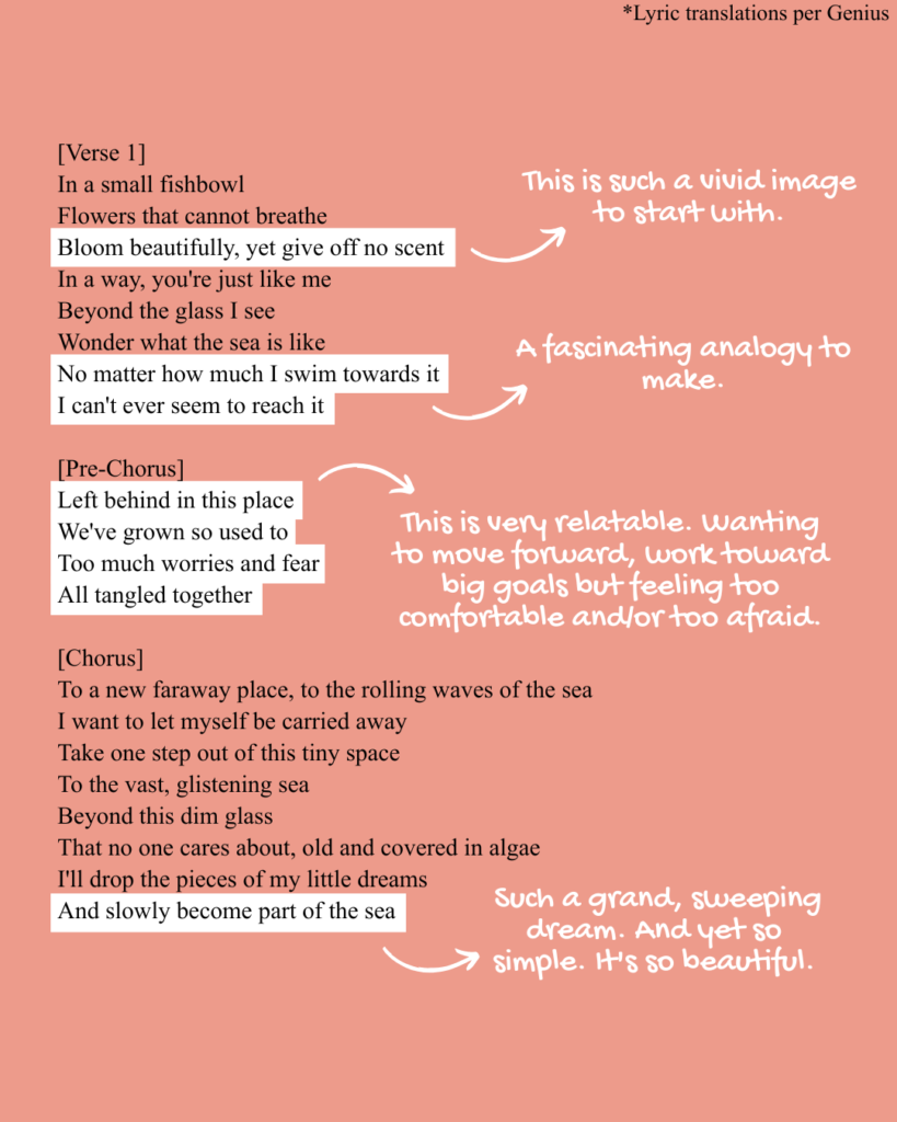 Verse 1, prechorus, and chorus of Stray Kids' Seungmin's "급류 (Into The Current)" lyrics English translation.